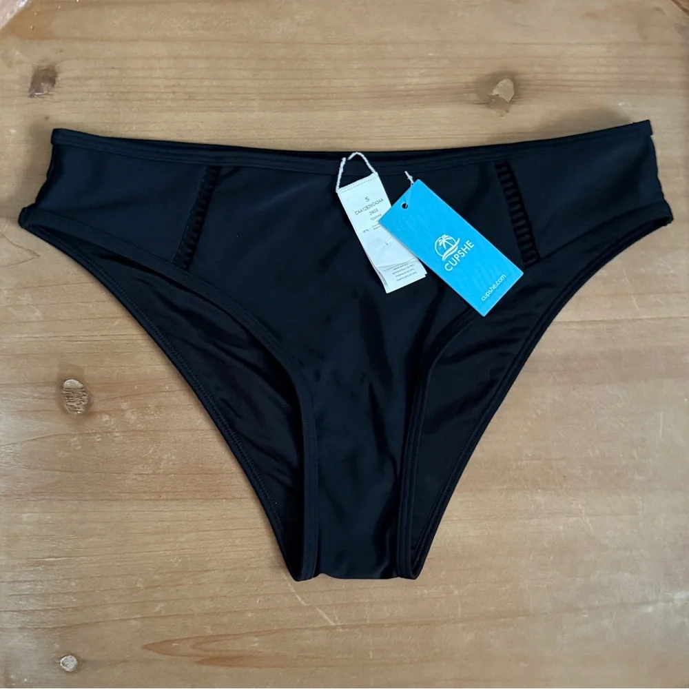 Cupshe Folklore Embroidered Halter Top & Hipster Bottom Swimsuit - Picture 8 of 11